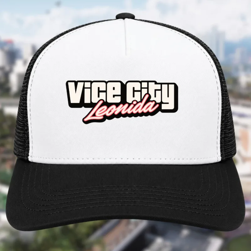 Boné Trucker GTA 6 VI Lançamento Jason Lucia Jogo Premium Ultimate Dia a Dia Gamer Urbana